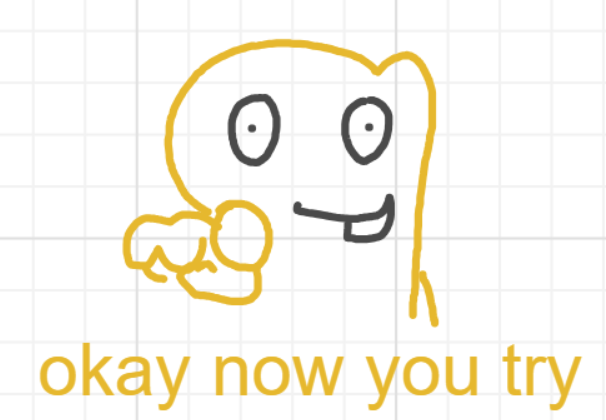 A panel from I've Been Everywhere, Man, episode nine of the Board Boards object show by Furretwalk/WalkingFurret.